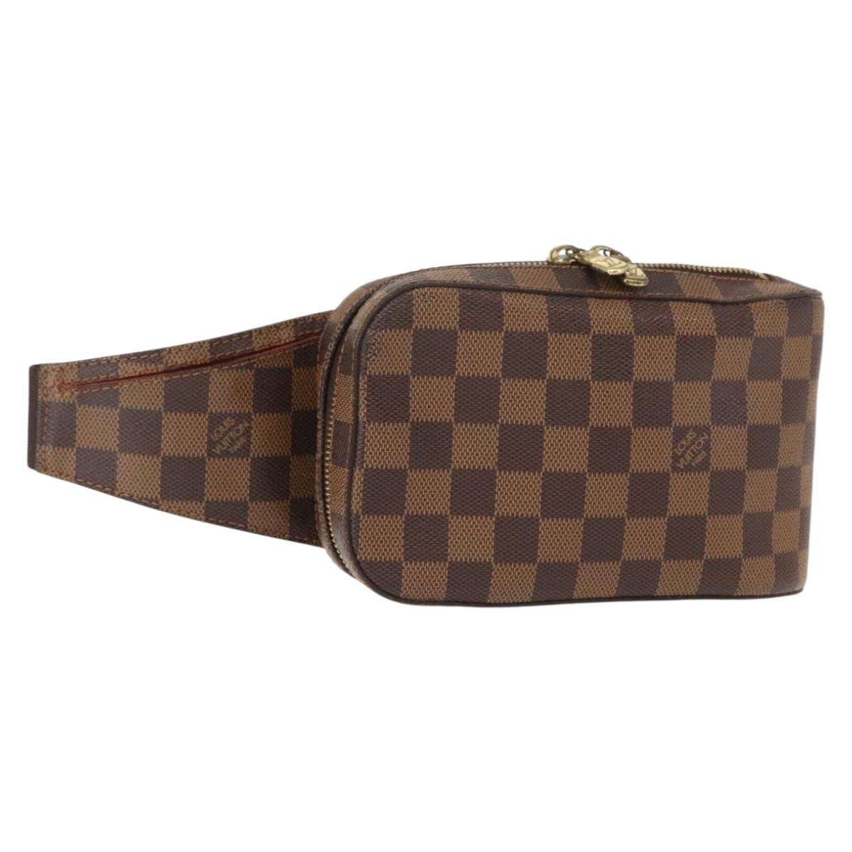 LOUIS VUITTON Damier Ebene Geronimos Shoulder Bag N51994 LV Auth 141625