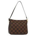 LOUIS VUITTON Damier Ebene Trousse Makeup Pouch N51982 LV Auth 137790