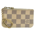 LOUIS VUITTON Damier Azur Pochette Cles Coin Purse N62659 LV Auth 163715
