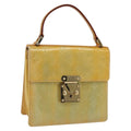 LOUIS VUITTON Monogram Vernis Spring street Hand Bag Gris M91029 LV Auth 169290