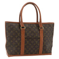 LOUIS VUITTON Monogram Sac Weekend PM Hand Bag M42425 LV Auth 177205
