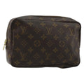LOUIS VUITTON Monogram Trousse Toilette 23 Clutch Bag M47524 LV Auth 183238