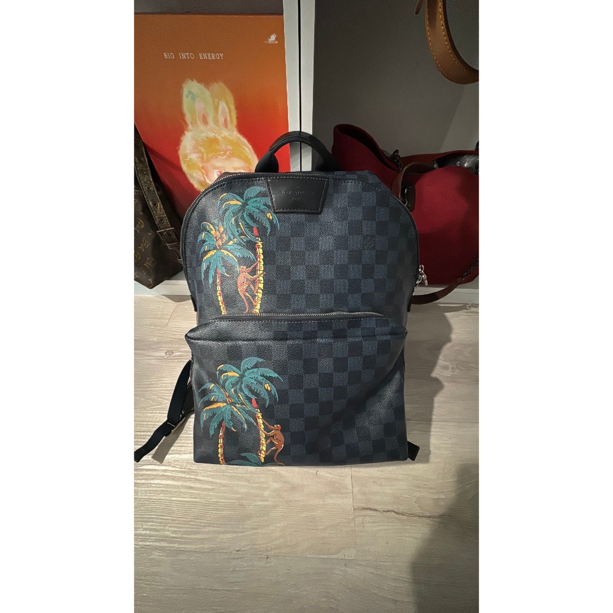 Louis Vuitton Cobalt Damier Safari Jungle Discovery Backpack